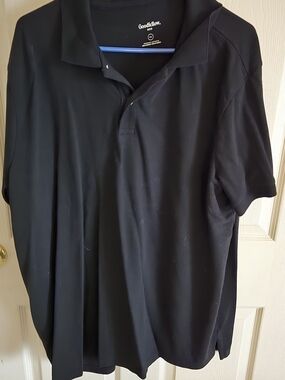 Goodfellow & Co Black Men’s Polo Shirt - Classic Collared Tee